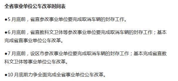 浙江省事业单位车改最新消息